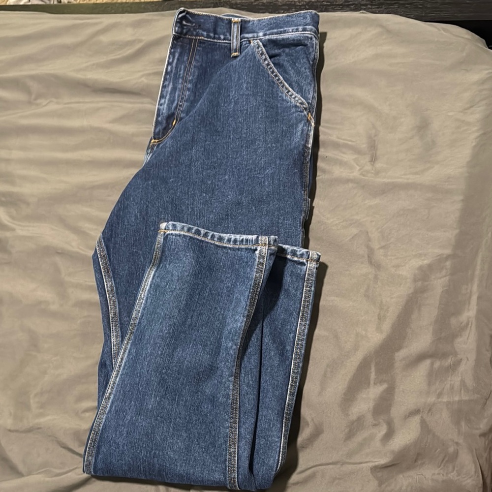 Carhartt Men's Straight Blue Jeans